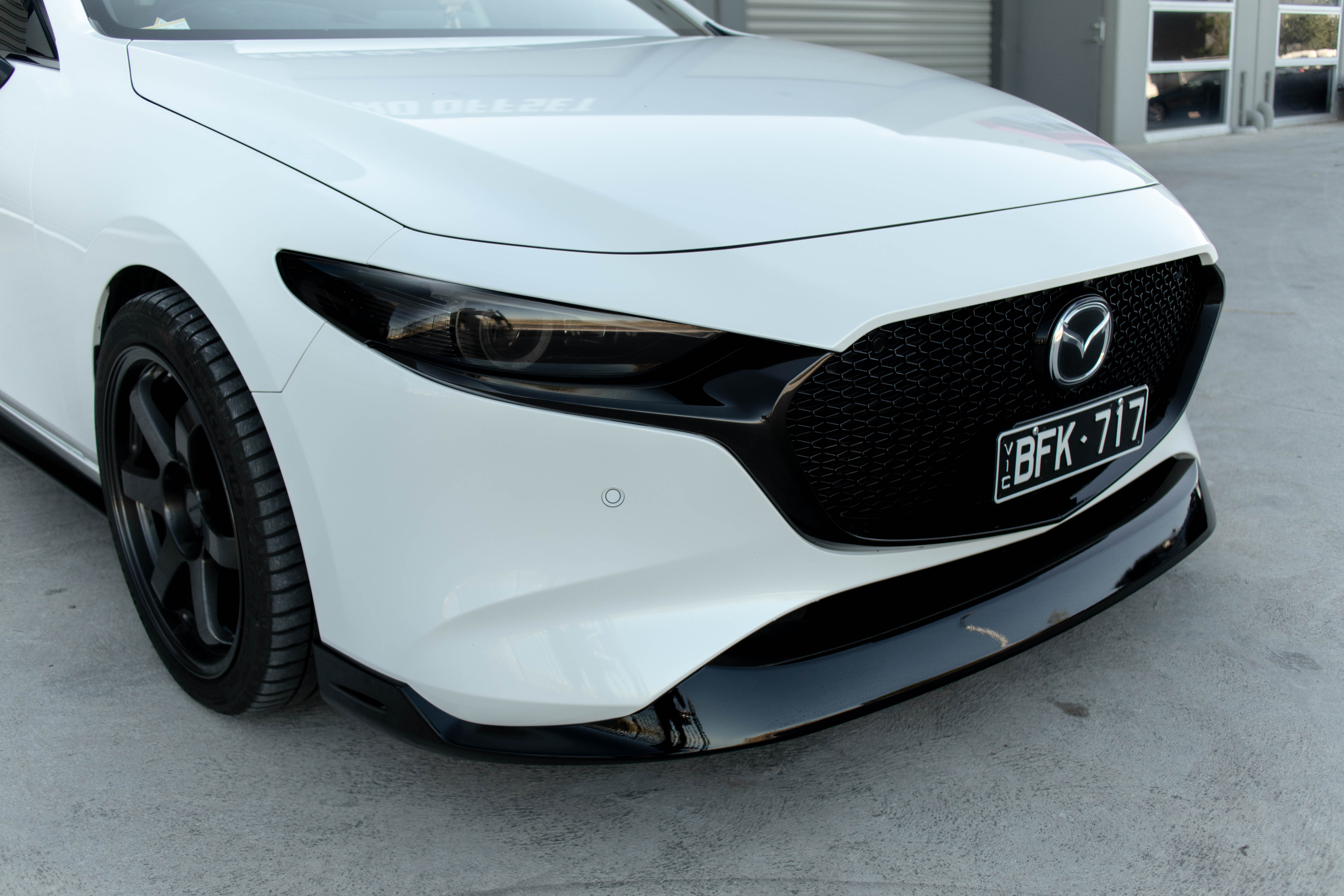 Zero Offset  Kuroi Style Front Lip for 19+ Mazda 3 BP (Hatch) - MODE Auto Concepts