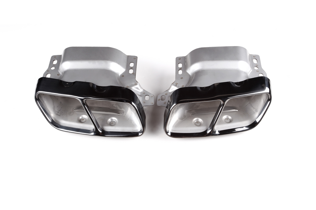 Zero Offset AMG Style Rear Diffuser & Exhaust Tips for Mercedes CLA Class  C117 Coupe / X117 Wagon 14-16