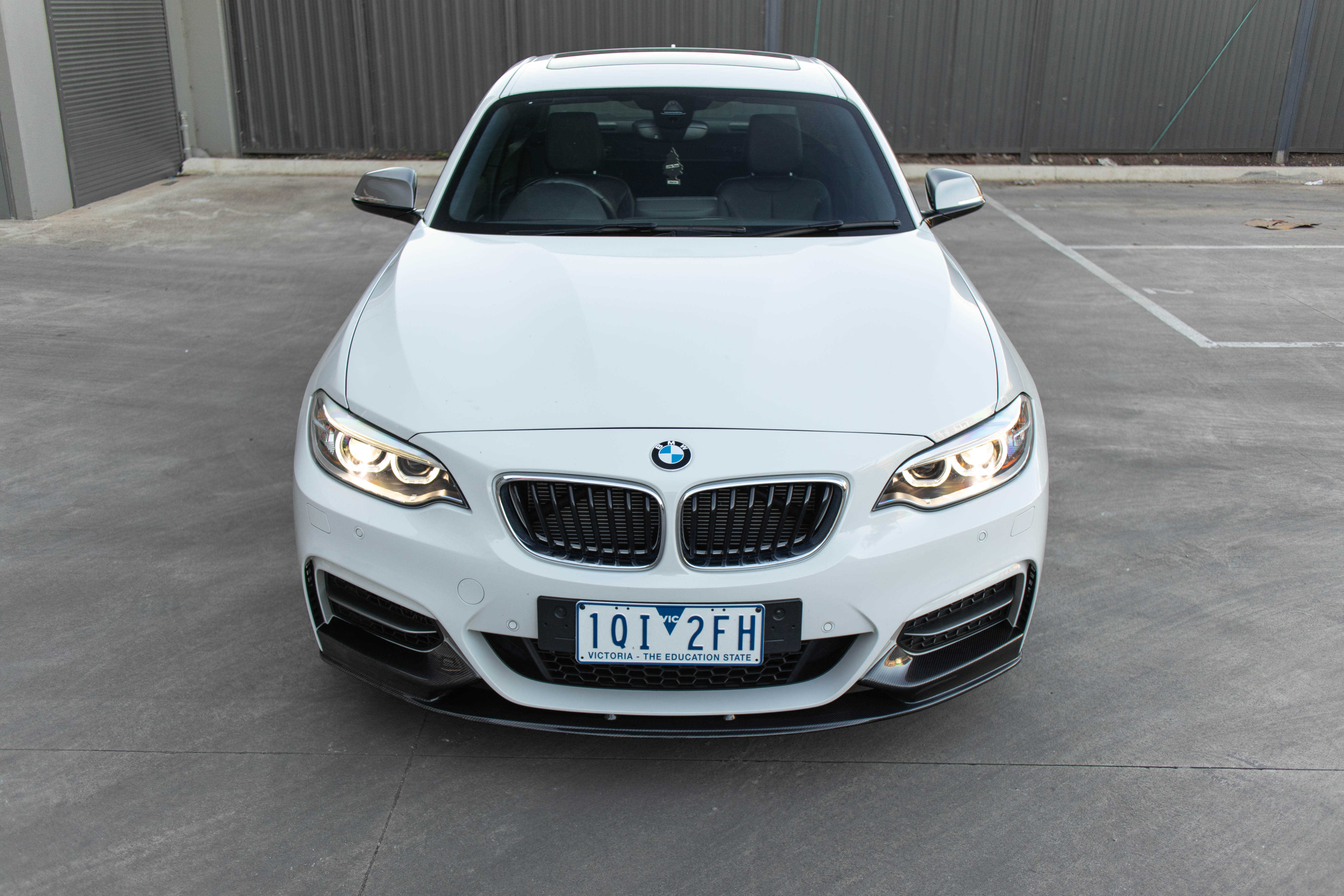 Zero Offset  M-Performance Style Front Lip (Carbon Fibre) for BMW 2 Series (F22) - 14-21 - MODE Auto Concepts