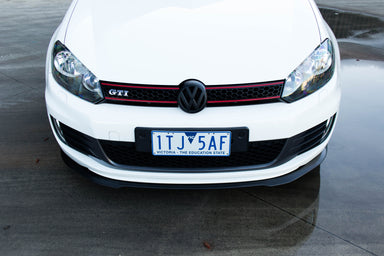 Zero Offset  Revozport Style Front Lip (Carbon Fibre) for Volkswagen Golf GTI (MK6) - 2009-14 - MODE Auto Concepts