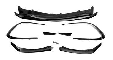 Zero Offset  AMG Style Front Lip & Canards for Mercedes CLA Class C117 Coupe / X117 Wagon 17-19 - MODE Auto Concepts