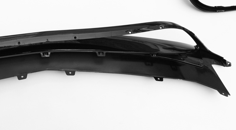 Zero Offset  AMG Style Front Lip & Canards for Mercedes CLA Class C117 Coupe / X117 Wagon 17-19 - MODE Auto Concepts