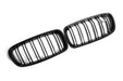 Zero Offset  M Performance Style Gloss Black Grill (Dual Slat) For BMW 3 Series F30/F31 12-18 - MODE Auto Concepts