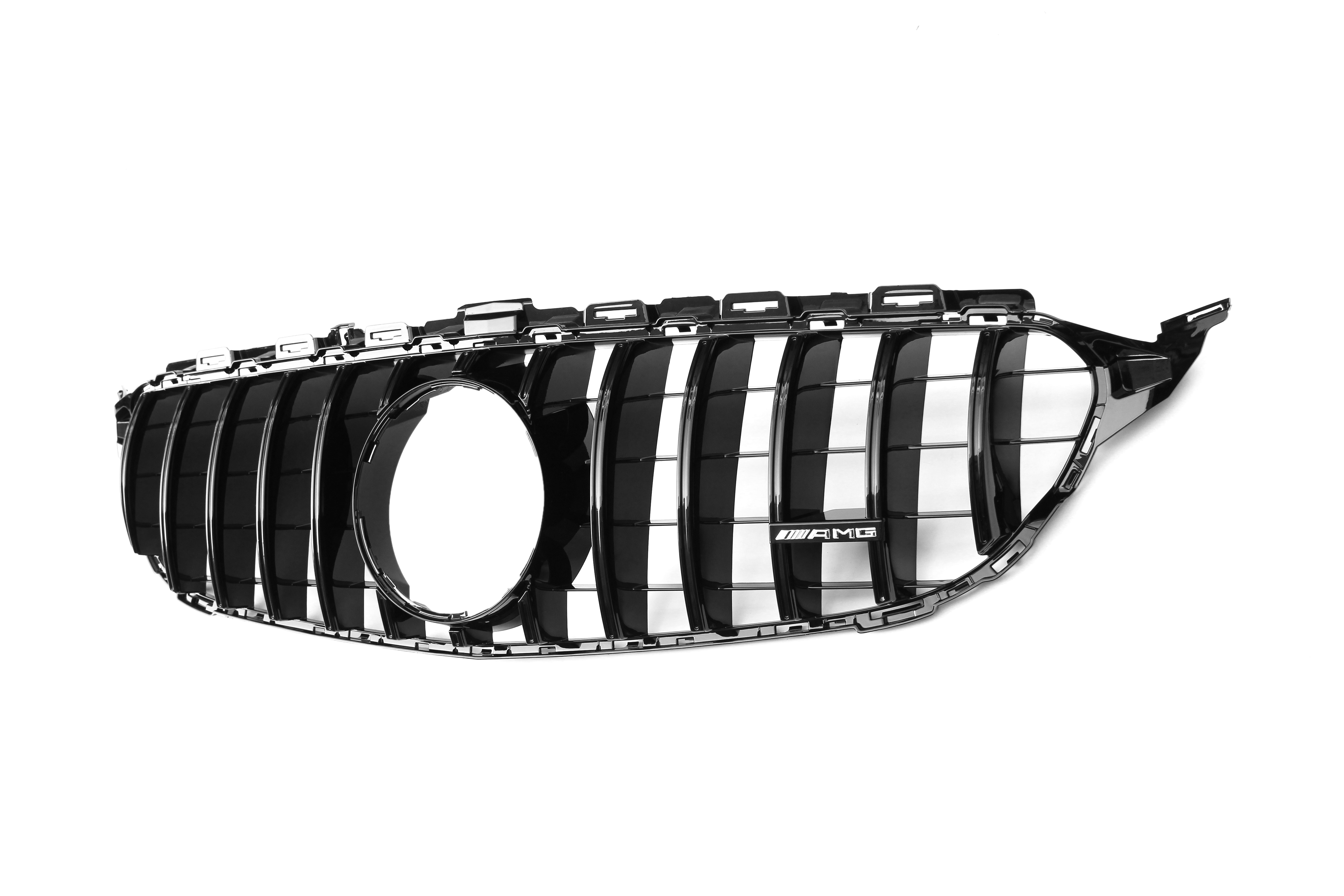 Zero Offset  AMG Panamericana Style Grille for Mercedes C Class (AMG Line) C205/W205 15-18 - Black - MODE Auto Concepts