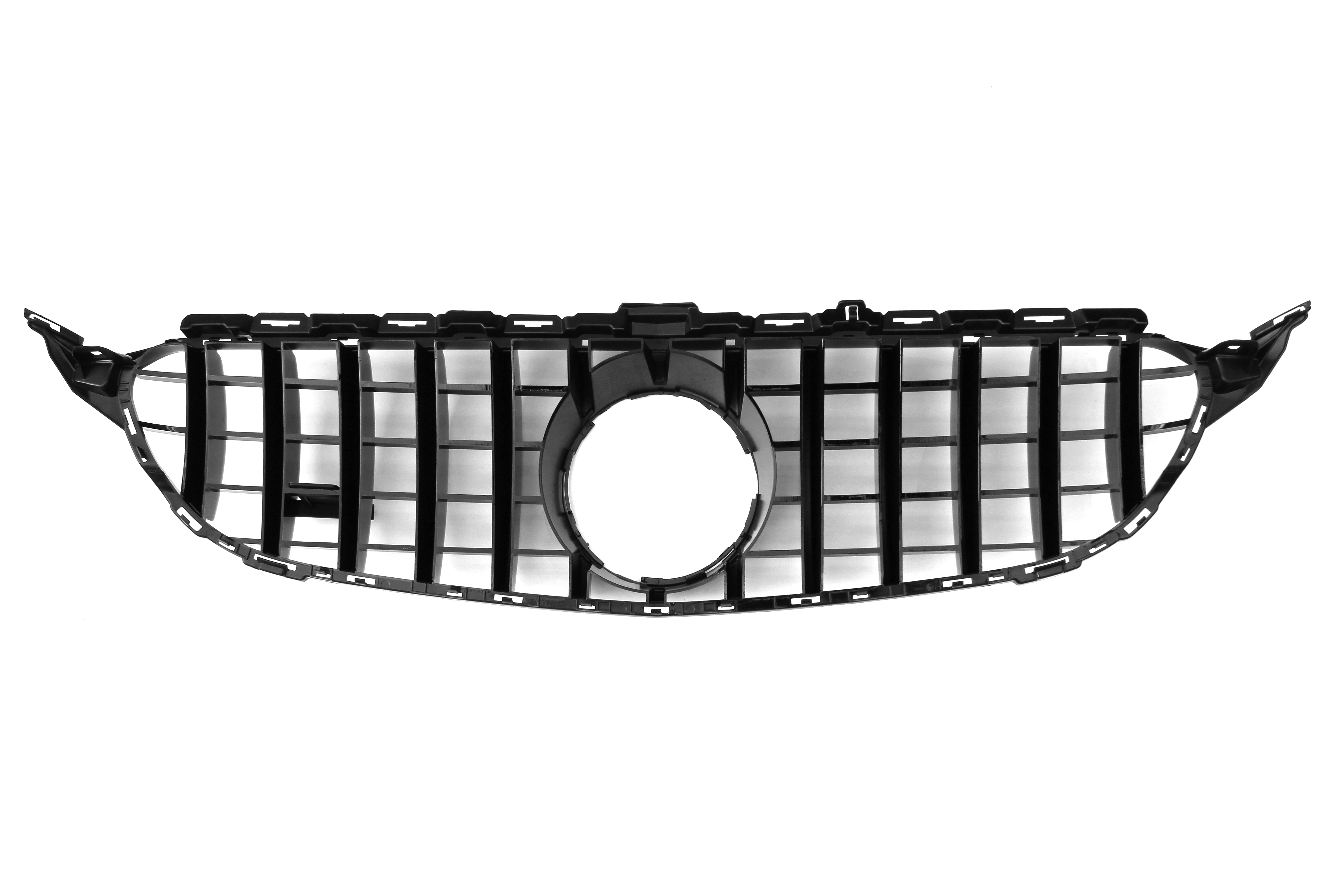 Zero Offset  AMG Panamericana Style Grille for Mercedes C Class (AMG Line) C205/W205 15-18 - Silver - MODE Auto Concepts