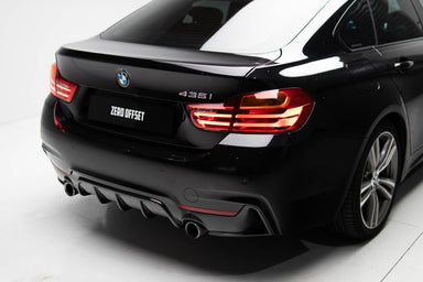 Zero Offset  M Performance Style Rear Diffuser Dual Tip (Carbon Fibre) for BMW F32 2014-18 - MODE Auto Concepts