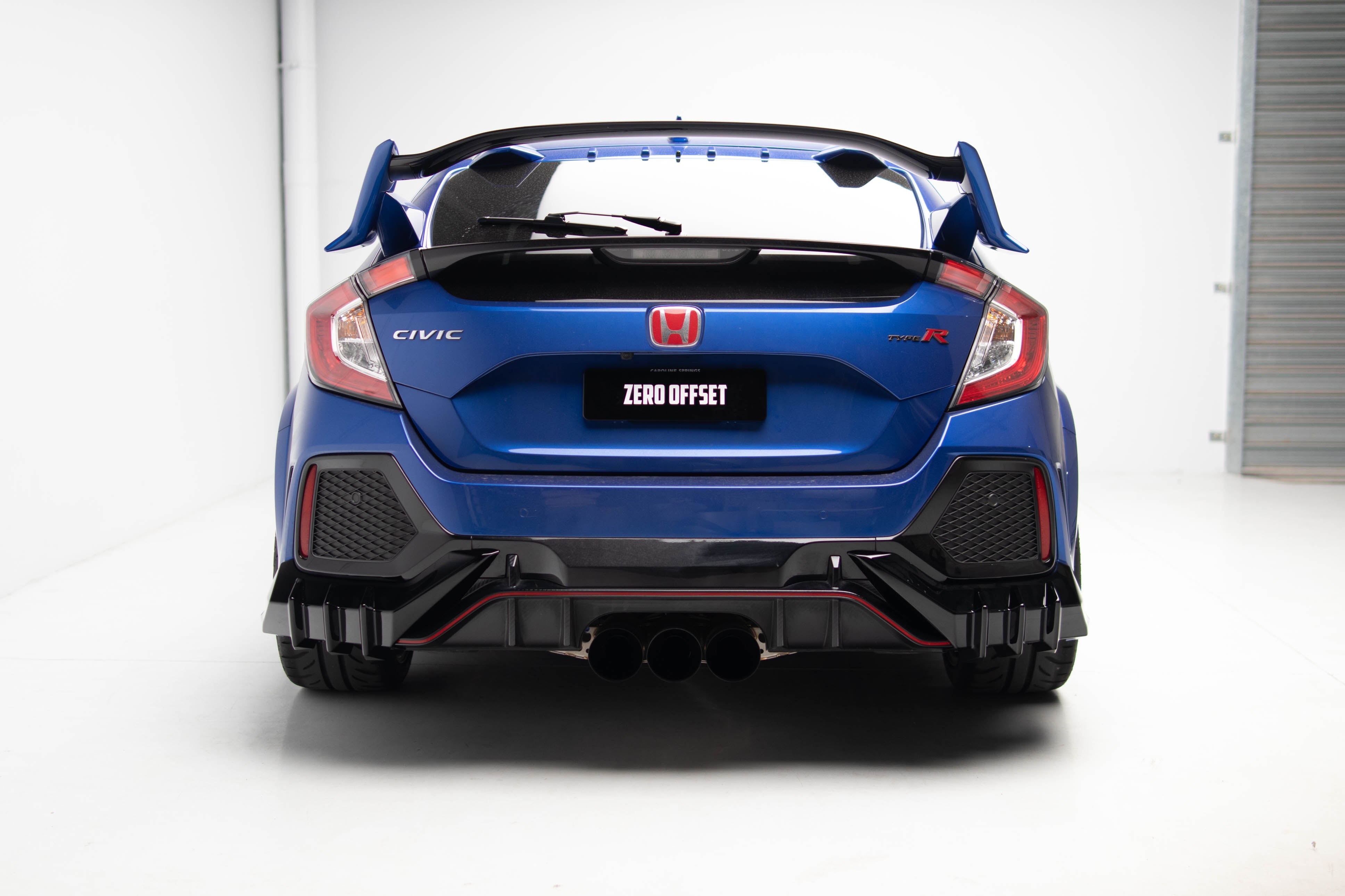 Zero Offset  Mugen Style Rear Diffuser & Rear Spats for 17-21 Honda Civic FK8 (Hatch) - MODE Auto Concepts