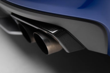 Zero Offset  STI Style Dry Carbon Exhausts Surrounds for 14-21 Subaru WRX - MODE Auto Concepts