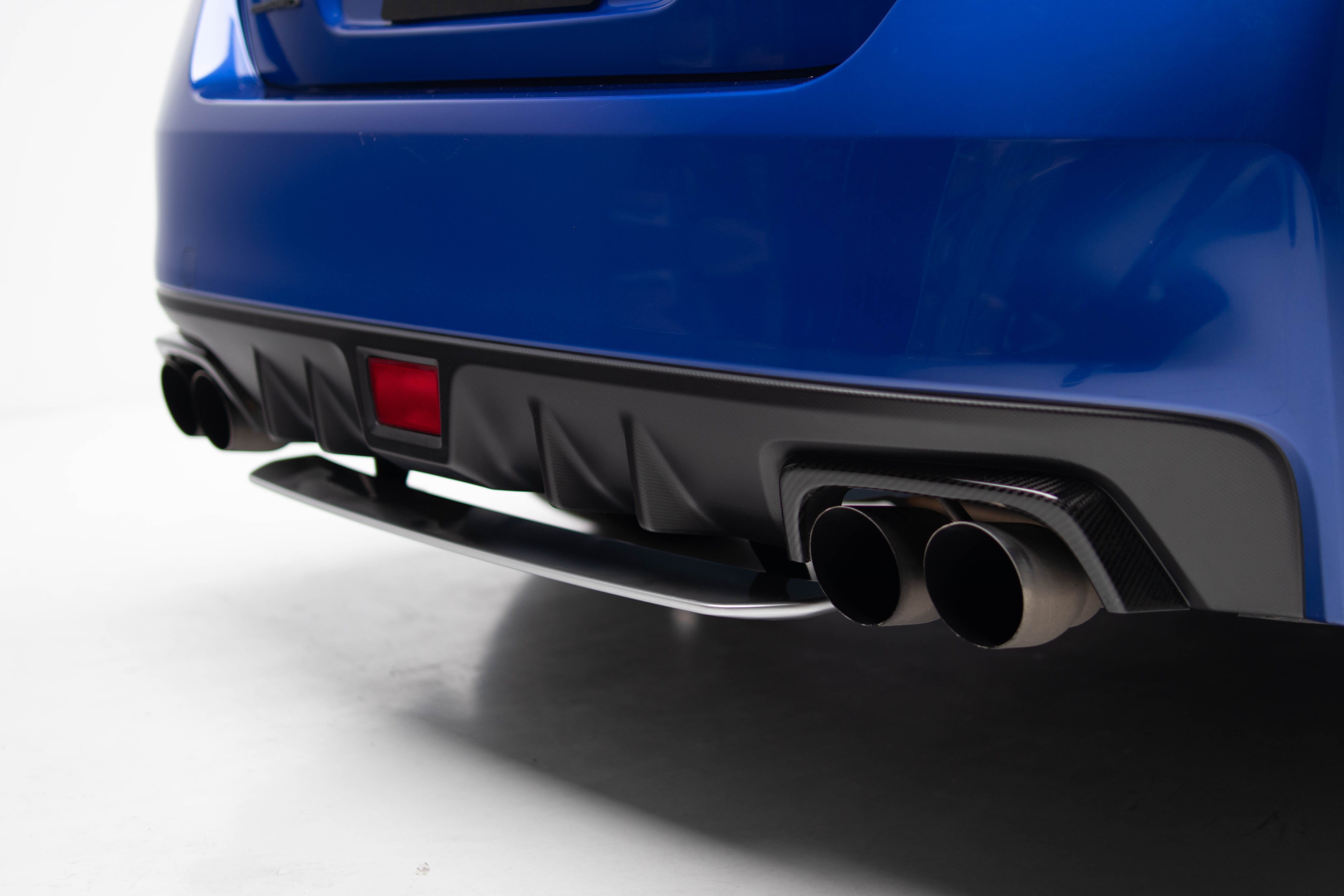 Zero Offset  STI Style Dry Carbon Exhausts Surrounds for 14-21 Subaru WRX - MODE Auto Concepts