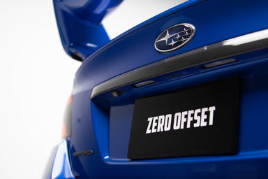 Zero Offset  STI Style Dry Carbon Trunk Garnish for 14-21 Subaru WRX - MODE Auto Concepts