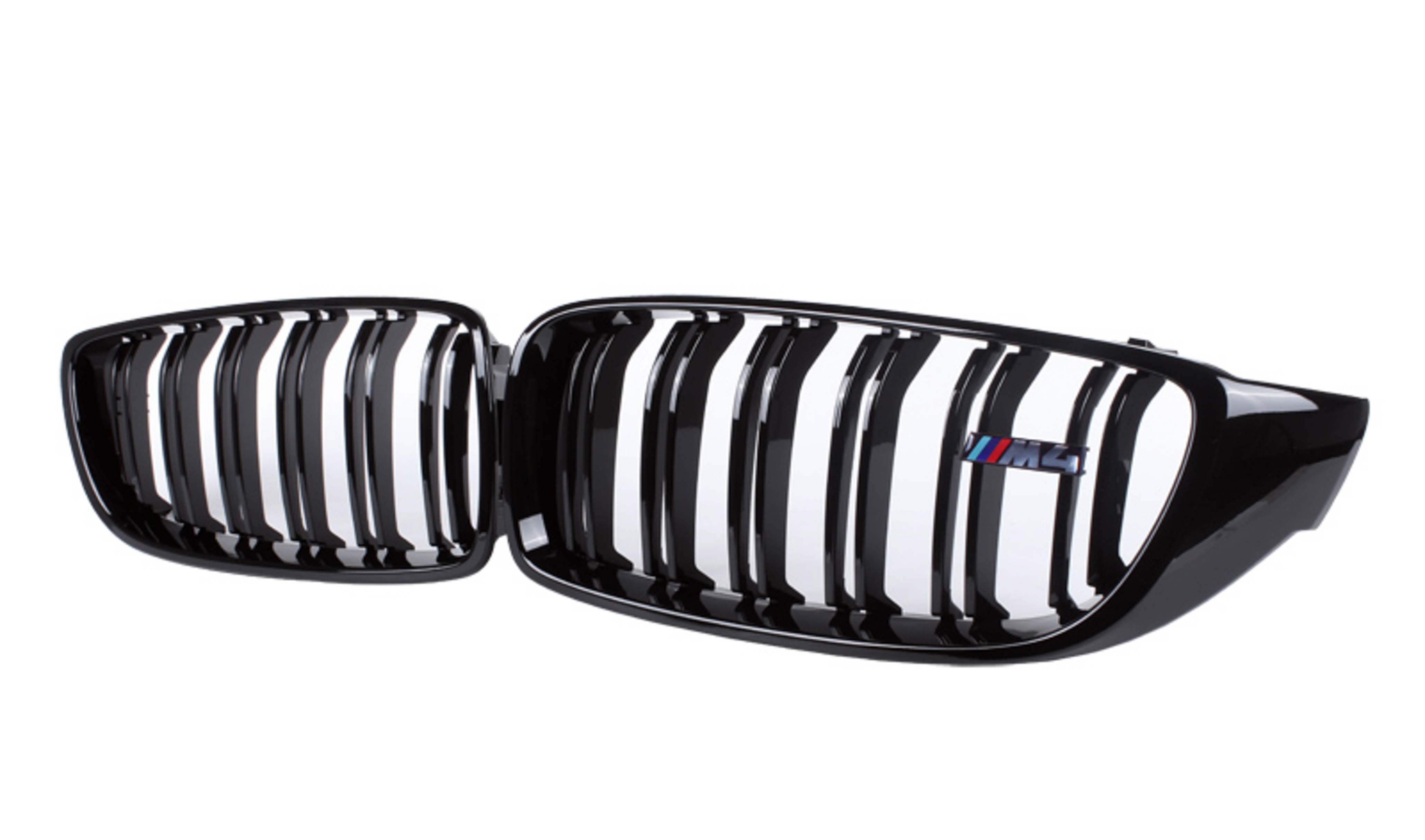 Zero Offset  M Performance Style Gloss Black Grill For BMW 4 Series & M4 F32/F33/F36/F80/F82/F83 13-19 - MODE Auto Concepts
