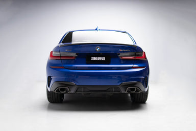 Zero Offset  M Performance Style Rear Diffuser for 19-20 BMW 3 Series G20 - MODE Auto Concepts