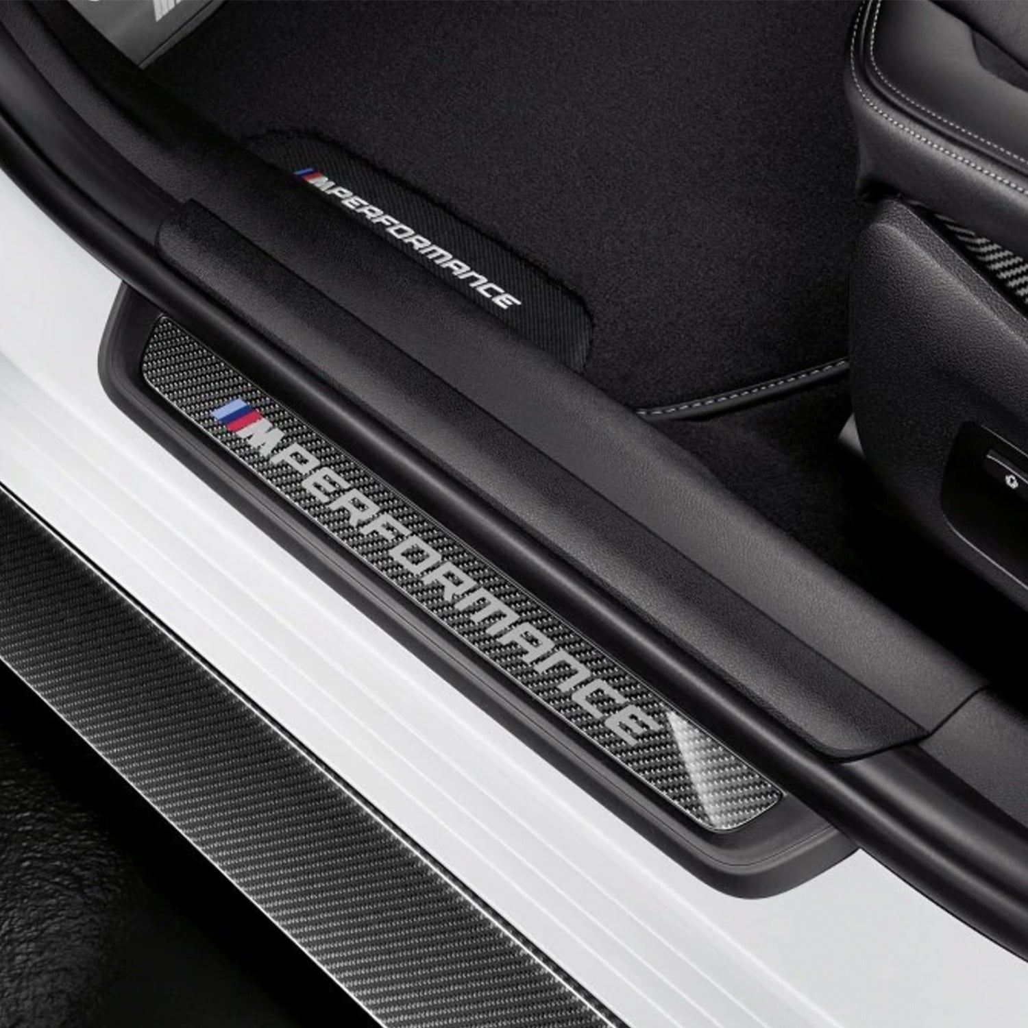 Genuine BMW M Performance Carbon Fibre Door Sill / Entrance Cover for BMW M4 G82 - MODE Auto Concepts