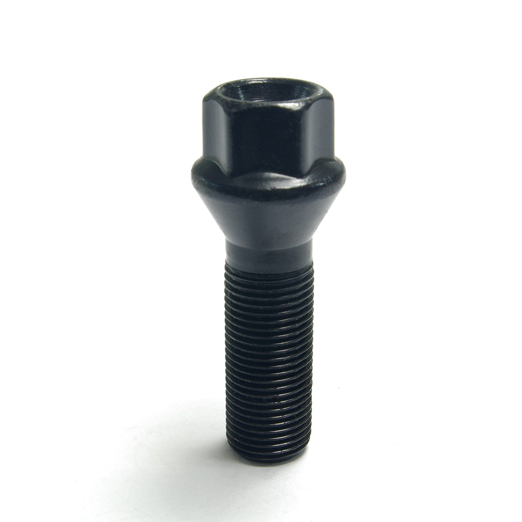 MODE PlusTrack Extended Lug Bolt 14x1.5 Black 45mm Conical Tapered 17mm Head - MODE Auto Concepts