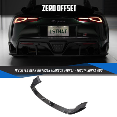 Zero Offset  M'Z Style Rear Diffuser (Carbon Fibre) for Toyota Supra A90 - MODE Auto Concepts