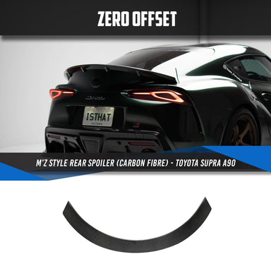 Zero Offset  M'Z Style Rear Spoiler (Carbon Fibre) for Toyota Supra A90 - MODE Auto Concepts