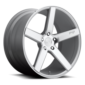 Niche Milan - M135 Silver & Machined - MODE Auto Concepts