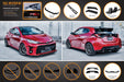 Yaris GR Full Lip Splitter Kit With Rear Diffuser - MODE Auto Concepts
