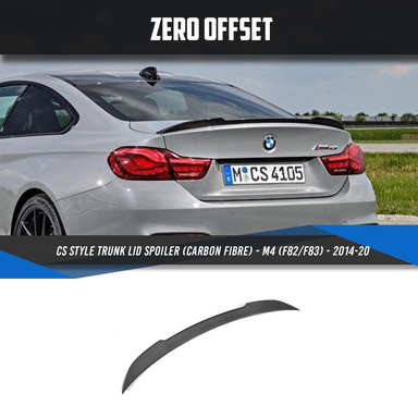 Zero Offset  CS Style Pre Pregged Dry Carbon Spoiler for M4 F82 14-20 - MODE Auto Concepts