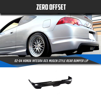 Zero Offset  Mugen Style Rear Bumper Lip for 02-04 Honda Integra DC5 - MODE Auto Concepts
