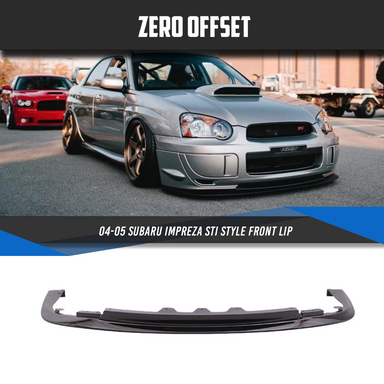 Zero Offset  STI Style Front Lip for 04-05 Subaru Impreza - MODE Auto Concepts