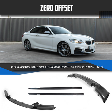 Zero Offset  M-Performance Style Full Kit (Carbon Fibre) for BMW 2 Series (F22) - 14-21 - MODE Auto Concepts