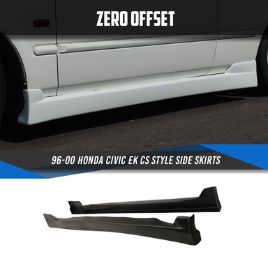 Zero Offset  CS Style Side Skirts for 96-00 Honda Civic EK - MODE Auto Concepts