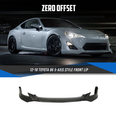 Zero Offset  5-Axis Style Front Lip for 12-16 Toyota 86 (ZN6) - MODE Auto Concepts