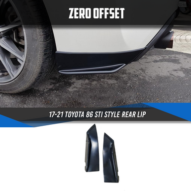Zero Offset  STI Style Rear Pods for 17-21 Toyota 86 - MODE Auto Concepts