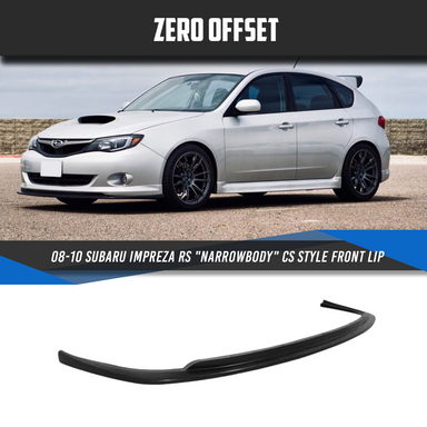 Zero Offset  CS Style Front Lip for 08-10 Subaru Impreza RS (Narrowbody) - MODE Auto Concepts
