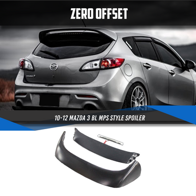 Zero Offset  MPS Style Spoiler for 10-12 Mazda 3 BL - MODE Auto Concepts