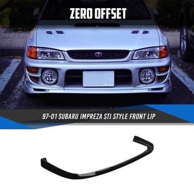 Zero Offset  STI Style Front Lip for 97-01 Subaru Impreza WRX - MODE Auto Concepts