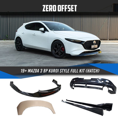 Zero Offset  Kuroi Style Full Kit or 19+ Mazda 3 BP (Hatch) - MODE Auto Concepts