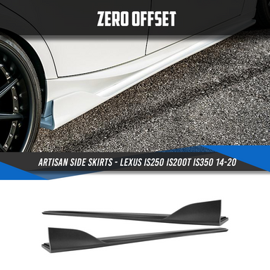Zero Offset  Artisan Style Side Skirts for Lexus IS250 IS200T IS350 14-20 - MODE Auto Concepts