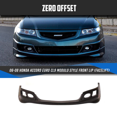 Zero Offset  Modulo Style Front Lip for 06-08 Honda Accord Euro CL9 (Facelift) - MODE Auto Concepts