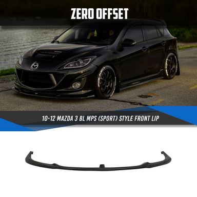 Zero Offset  MPS (Sport) Style Front Lip for 10-13 Mazda 3 BL - MODE Auto Concepts