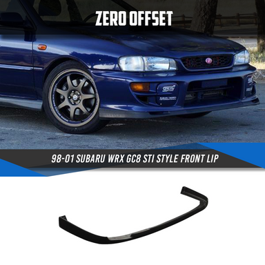 Zero Offset  STI Style Front Lip for 98-01 Subaru WRX GC8 - MODE Auto Concepts