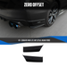 Zero Offset  MP Style Rear Pods for 15-21 Subaru WRX STI - MODE Auto Concepts