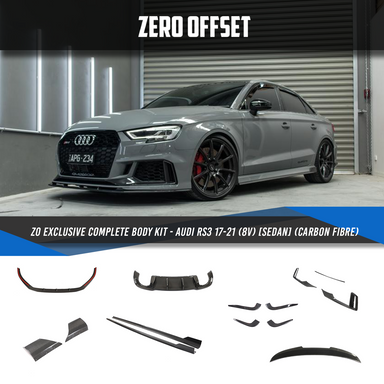 Zero Offset  ZO Exclusive Complete Body Kit for Audi RS3 17-21 (8V) [SEDAN] (Carbon Fibre) - MODE Auto Concepts