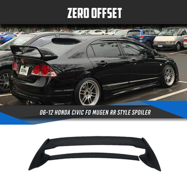 Zero Offset  Mugen RR Style Spoiler for 06-11 Honda Civic FD - MODE Auto Concepts