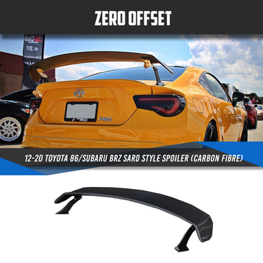 Zero Offset  SARD LSR Style Spoiler for 12-21 Toyota 86 (ZN6)/Subaru BRZ (ZC6) - MODE Auto Concepts