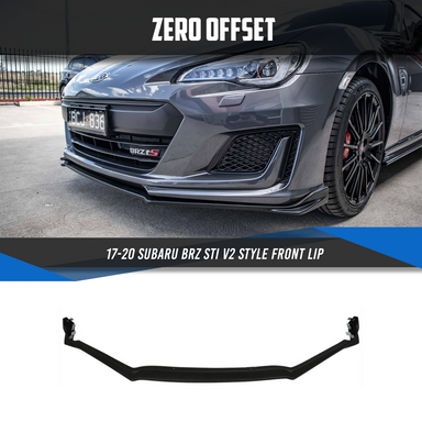 Zero Offset  STI V2 Style Front Lip for 17-21 Subaru BRZ (ZC6) - MODE Auto Concepts