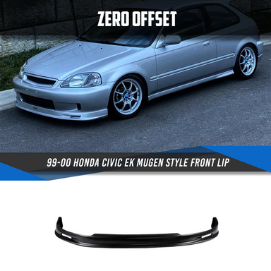 Zero Offset  Mugen Style Front Lip for 99-00 Honda Civic EK - MODE Auto Concepts