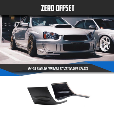 Zero Offset  STI Style Side Splats for 04-05 Subaru Impreza - MODE Auto Concepts