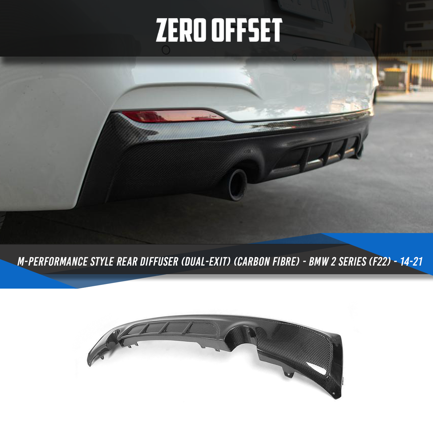 CF Kit Rear Lip Bumper For BMW E63 E64 M6 Diffuser Carbon Fiber Auto  Diffuser Body Kit Car Styling