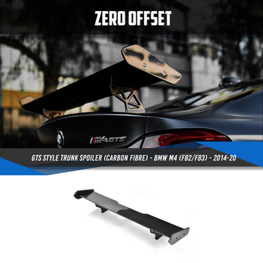 Zero Offset  GTS Style Trunk Spoiler (Carbon Fibre) for BMW M4 (F82/F83) - 2014-20 - MODE Auto Concepts