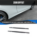 Zero Offset  M-Performance Style Side Skirts (Carbon Fibre) for BMW 2 Series (F22) - 14-21 - MODE Auto Concepts