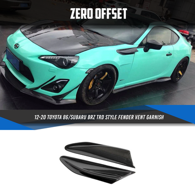 Zero Offset  TRD Style Fender Vent Garnish for 12-16 Toyota 86 (ZN6) - MODE Auto Concepts