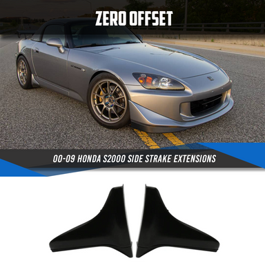 Zero Offset  Side Strake Extensions for 00-09 Honda S2000 - MODE Auto Concepts