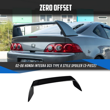 Zero Offset  Type R Style Spoiler [3-Piece] for 02-06 Honda Integra DC5 - MODE Auto Concepts